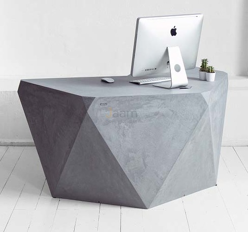 Кабинет руководителя Стол рабочий ГЕКСАГОН микроцемент