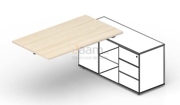 Мебель для персонала Стол для крепления к сервисной опорной тумбе STPS126FU