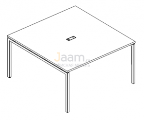 Стол для переговоров Стол для переговоров на металлокаркасе DUE Б2 135 БП