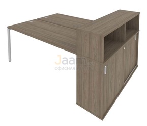 Мебель для персонала Рабочая станция с опорным шкафом-купе Б.РС-СШК-2.5
