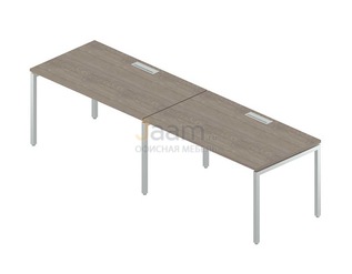 Мебель для персонала Двойная группа столов с люком RM-2.1(x2)+F-30