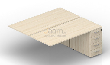 Мебель для персонала Приставной элемент (меламиновые аутлеты) 2TPM148N072