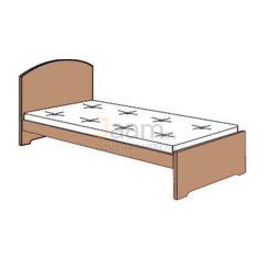 Мебель для гостиниц Кровать сдвигающаяся с матрасом R5540