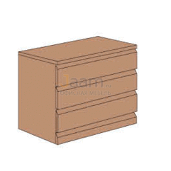 Мебель для гостиниц Тумбочка с ящиками R5201