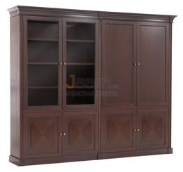 Кабинет руководителя  Шкаф комб.+4дер.дв L284 106 510.511/601.602 WAL